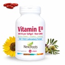 NEW ROOTS HERBAL Vitamin E 400 IU Capsules 12.4; Organic Antioxidant Support: