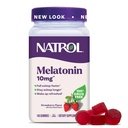 Natrol Melonatin Gummies, Sleep Dups for Dewasa, Melonatin 10 mg, 140 Strawberry- Flavored, Sampai 70 Hari