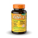 American Health Ester-C 500 mg with Citrus Bioflavonoid - 120 Vegetarian Capsules - 24- Hour Ammune Support - N- GMO, Vegan, Gluten Free - 60 Servings