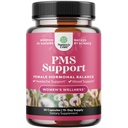 PMS Supplemen Dukungan untuk Perempuan - Hormone Keseimbangan Perempuan & Menstrual Kemudahan dengan DIM, Chasteberry, Black Cohh & Ashwagandha - untuk Periode Renggangan, Menopause Bloating, Mood Swing - 30 Ct