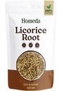 Homeda Mulethi Stick Cut Organic | Licorice Root Tea | Yashtimadhu Sticks Whole for Face Pigmentation | Athimathuram Powder, Jestamadhu - For Cough, Chewing, Eating & Drinking (Tea Cut)