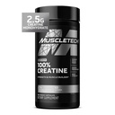 MuscleTech Platinum Creatine Monohydrate Capsules - Creapure Creatine Pre & Post Workout Muscle Builder, Pemulihan Otot & Energy Boosting Supplemen Pria & Perempuan