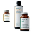 ALGAECAL Bundle - Vitamin D3 Complete (1000 IU) + Vitamin K2, E & A & Plant - Based Calcium for stronger Bones & Fish Oil Omega 3 1200mg EPA DHA