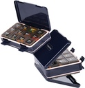 Pill Organizer 3 kali sehari, Kotak Obat Penyelenggara KB Weekly Box, Kasus Dua Sisi 7 dengan Cadangan Satu Hari Tahan, untuk Minyak Ikan, Persediaan Vitamin Holder