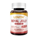 Lovita Royal Jelly 333 mg, 3: 1 Konsentrat, dengan 20mg 10- HDA, Sumber Alam Super Food, Supports Skin Health & Energy Produksi, 60 Kapsul