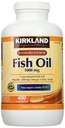 Kirkland Signature Natural Fish Oil berkonsentrasi dengan Omega- 3 Acids Gendut - 400 Softgels (Paket 2)