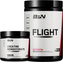 BPN Creatine Monohydgate & Flight Pre Workout (Strawberry Kiwi) Bundle