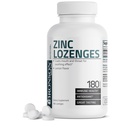 Bronson Zinc Lozenges Antioksidant & Imune Supplemen Lemon Flavored, 180 Chewable Tablet
