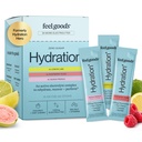 Feel Goods Hydration Hero, Variety Pack, 1.000mg Electrolite Powder, Sugar Free, Magnesium, Organic Aloe Vera, L Theanine C, Vegan, Non GMO, On The Go Electrolite Packets, 12 Count