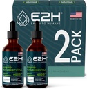 E2H Chlorofil Liquid Drops - Energy Booster, Divalry, Immune System Dupport and Internal Deodoran - Vegan - Gluten Free - Non-GMO - (2 Botol)