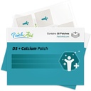 PatchAid D3 / Calcium Topical Patch = 124; Mendukung Kekuatan Tulang & Kalsium = = 124; 8 Jam Pakai Untuk Pasokan Hari Lebih Baik Absorpsi = 124; 30 Hari