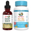 MaryRuth Organics Organics Compaint Health Liquid Drops & Vitamin K2 + D3 Gummies (Peach Mango and Apricot)