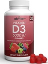 Tanaman - berbasis Kekuatan Ekstra Vitamin D3 5000IU Tambahan Gummies. Gluten Free and No Artificial Flavors. Mendukung Bone Health dan Imunitas. Dibuat di Amerika Serikat .30 Cacah (30 Hari Supply)
