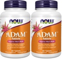 Suplemen, Adam ™ 's Multivitamin dengan Saw Palmetto, Lycopene, Alpha Lipoic Acid dan CoQ10, Ditambah Natural Resveratrol & Grap Ekstrak, 60 Tablet (Paket 2)
