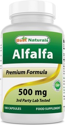 Sastra terbaik Alfalfa Green Super Food 500 mg 180 Capsules (180 Cacah 1)