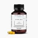 JSHealth High Strength Omega-3 Fish Oil 124; Wild- Caught, Friend of The Sea Sertifikasi, 60 Kapsul