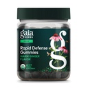 Gaia Herbs Organic Immune Rapid Defense Gummies - Support Immunity - with Propolis, Ginger, and Echinacea - 60 Vegan Gummies (30- Day Suppply)