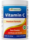 Powder 100% murni Vitamin C 1 lb (454 Grams) Powder (Juga disebut Acid Ascorbic)