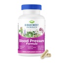 RidgeCrest Herbals Tekanan Darah Herbal Formula, 12 Herbs, Poria Jamur, Gastrodia, Gardenia, untuk Heart, Vascular, Circulation Kesehatan (60 Count (Paket 1))