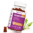 Quercetin Gummies, Quercetin dengan Vitamin C Zinc, Bromelain, Elderberry dan Vitamin D, Hammune Dukungan Dewasa, Perempuan Pria, 60 Gummies Chewable