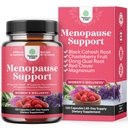 Lengkap Suplemen Herbal Menopause untuk Perempuan - Perempuan Hormone Balance Capsules untuk Sweats Malam Panas & Mood Swings dengan Dong Quai, Chaste Berry & Black Cohosh Root - 120 Count Pack
