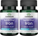 Swanson Sunactive Non-Irrtating Iron 15 Milligram 90 Capsules (2 Pack)