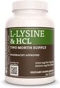 Uzi Remedy L-Lysine HCL 124; 1.000 mg, 60 Vegan Capsule Amino Dieter Suppplemen Dua Bulan