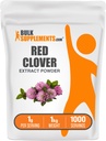 BulkSuplements.com Red Clover Extract Powder - Trifolium Attense, Red Clover Suplemen, Herbal Suplemen - Gluten Bebas, 1g per Serving, 1kg (2.2 lbs) (Paket 1)