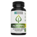 Zhou Chlorofil Tablet - Chlorophyll Pill Suplemen untuk Perempuan dan Pria, Kesehatan dan Wellness Dukungan, Harian Super Hijau dengan Vitamin dan Mineral - 90 Tablet