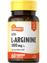 Sundance L-Arginine 1000mg Capsules 124; 60 Count 124; Formulir Bebas Amino Acid Suplement 126; Non-GMO dan Gluten Free Suplemen