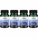 Swanson Lycopene - Suplemen Alam Memproyeksikan Kesehatan Prostat, Kesehatan Jantung, Tekanan Darah Dalam Jangkauan Normal - Mens Tambahan Kesehatan - (60 Softgels) 4 Pack