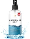 Spray Minyak Magnesium Topical - Hydrating & Fast Absorbing Magnesium Mist for Body, Feet & Skin - Odorless, Non-Grease Liquid Magnesium Spray for Women, Men & Kifl oz