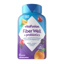 Vitafuse Fiber Well + Progities Gummies for Dewasa - 3g Fiber per Serving for Digetical Health and Progration *, 60 Count