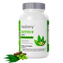 Neem + Suplemen Extract Leaf 124; 11100mg Supports Clear Skin, Detoksifikasi dan Imune Kesehatan 124; Reduces Acne & Promotes Sehat Skin dengan Panjang Pepper 124; 60 Talet Vegan