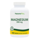NaturresPlus Magnesium - 200 mg, 180 tablet - Vegetarian, Gluten Free - 180 Servings