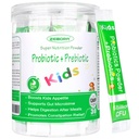Propoder ZEBORA Kids Probiotic & Prestiotic Powder Age 3 + Dukung Digettle & Imune System with Natural Source, Promotes Constipation Relief, Non-GMO, Bebas, 30 Paket dengan 5 Milyar CFU