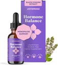 JoySpring Hormone Balance for Women Alami Menopause Suplemen dengan Black Cohosh 124; Mensupport Hot Flash Relief & PMS Relief for Menstrual Herbal Support