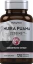 Piping Rock Muira Puama Root Ekstrak 2200 mg 124; 120 Capsules 124. untuk Pria & Women & Women 124; Non GMO, Gluten Free Suplemen
