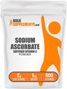 BulkSuplements.com Sodium Accorbate Powder - untuk dukungan Imune, Sodium Accorbate Vitamin C - Buffered Vitamin C, Gluten Free, 2g per Serving, 1kg (2.2 lbs) (Paket 1)