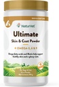 Vet Ultimate Skin and Coat Powder Plus Omega 3, 6 and 9 Supplemen untuk Dogs and Cats, Powder, Dibuat di Amerika Serikat dengan Ingreations Sumber Globi 14 Ounce