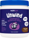 Nutricost Nutrizen PM Unwind Adaptogenic Jamur Drink (Chocolate Flavored) 30 Pelayan - termasuk Reishi, Mane Singa, Shiitake, Cordyceps