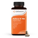 LifeSeasons Relieve- R PM - Eases Nighttime Aches & Discomfort - Relax Muscles - Calms The Gugup System - Support Natural Sleep Cycles & Non Habit Forming