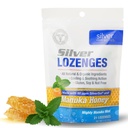 Silver Biotics Colloidal Silver Lozenges 124; 60 PPM Ag SilverSol 124; Ammune Dukung + Throat Soothing Lozenges 124; Manuka Honey 124; 21 Count
