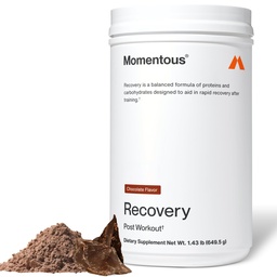 Momently Recovery Grass- Fed Whey Protein Powder - 20 g Postout-Whout Isolate Protein - NSF Disahkan untuk Sport - Gluten- 15 Servis - Chocolate - Paket May Wary