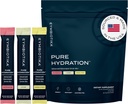 CYMBIOTIKA Murni Hidration Elektrolytes Powder Minum Mix dengan Vitamin C & Magnesium, Keto Friendly Electrolite Hydration Paket, Variety Pack, Lemon, Lychee & Watermelon, 7 Masing-masing, 21 Paket Tongkat