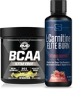 PMD Sports BCAA 's Stim Free for Recovery and Performance Lemonade (30 Servings) & Siren Labs L- Carnitine Elite Fat Loss Duss Strawberry Blast 3000 mg (32 Servings)
