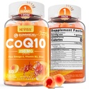 Sugar-Free CoQ10-250mg / 500mg Filled Gummies - plus Omega-3, EPA + DHA, B3 & Zinc - Ultra Co Q-10 Suplemen Kesehatan, Energi Cellular, Dukungan Antioksidant, Sampai 60 Hari Tambahan, Vegan 60Cts