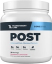 Transparent Labs Post - Post-Workout Pemulihan Muscle Builder dengan L-Glutamine, Beta- Alanine dan BetaPure Betaine Anhydrous untuk Pembangunan Muscle dan Otot - 30 Pelayan, Lemonade Strawberry