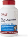 Schiff Glucosamine dengan Vitamin D3 & Hyaluronic Acid, 2000mg dari Glucosamin, Joint Care Suplemen Membantu Lubricate & Protect Joints *, 150 Count (Paket 2)