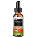 Minyak organik dari Oregano dengan Minyak Benih Hitam, Oregano Oil Liquid Drops w / Garlic Olive Leaf Elderberry untuk Imune, Dukungan Digetical & Antioksidant, Support Seasonal untuk Pria Perempuan